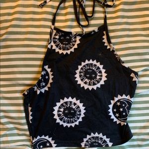 tie halter tank top